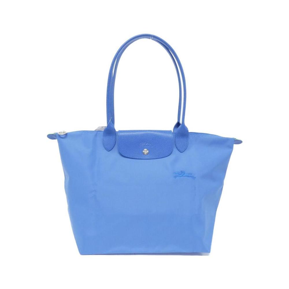 Longchamp Le Pliage Green Medium Recycled Nylon Shoulder Bag Blue